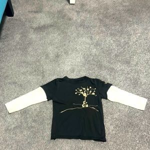 Short sleeve shirt with thermal long sleeves sewn in